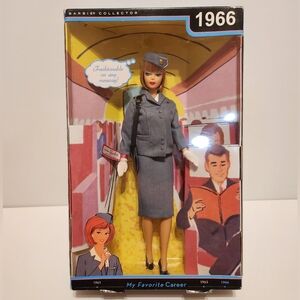 2009 My Favorite Career Pan Am Stewardess Barbie 1966 Reproduction Mattel